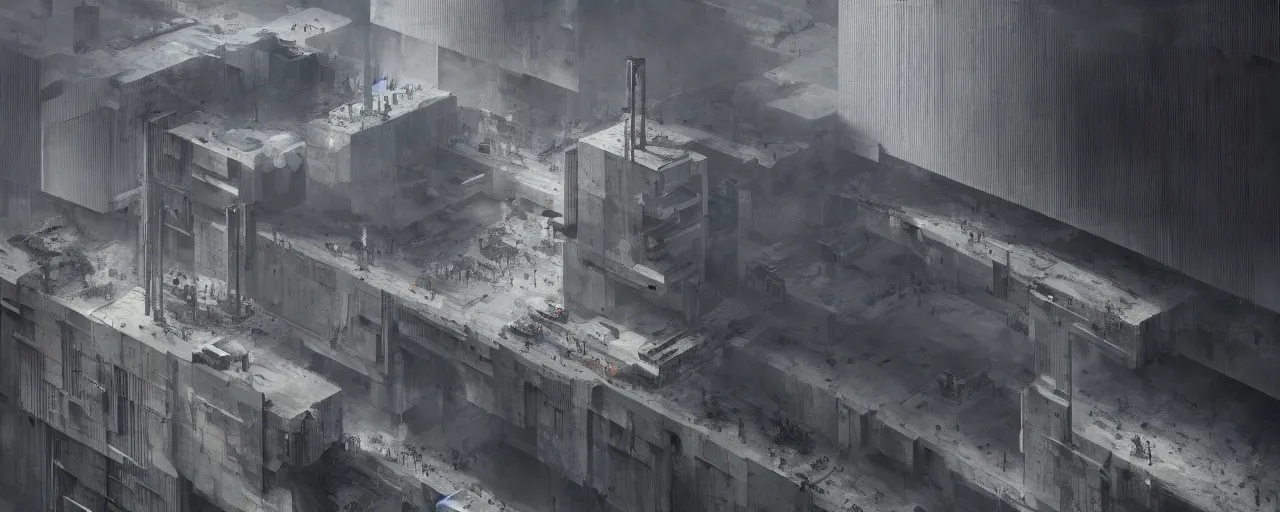 Image similar to big height brutalist imperial military base, drawing architecture, ultra very long shot, top angle, imperial architecture in rogue one, pritzker architecture prize, brutalism architecture, jan urschel, greig fraser