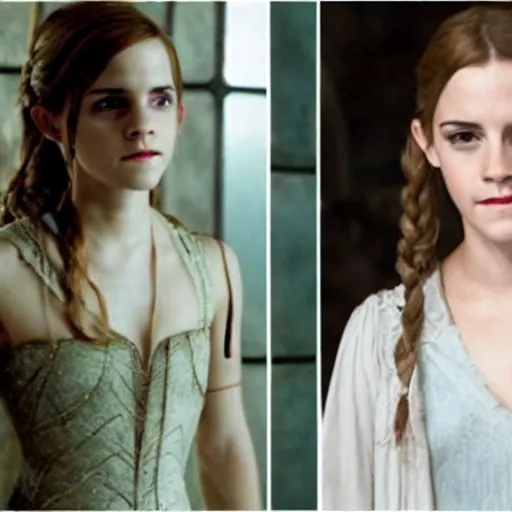 Image similar to emma watson as galadriel