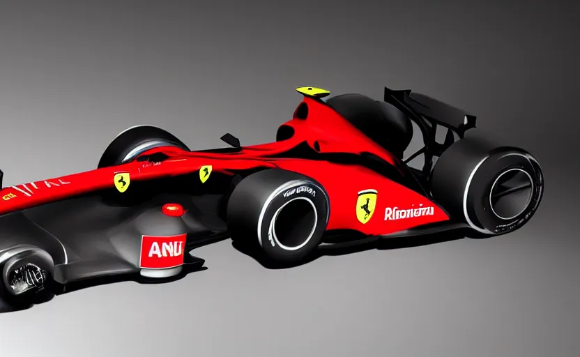 Image similar to “A 2025 Ferrari Formula One Concept, studio lighting, 8K”