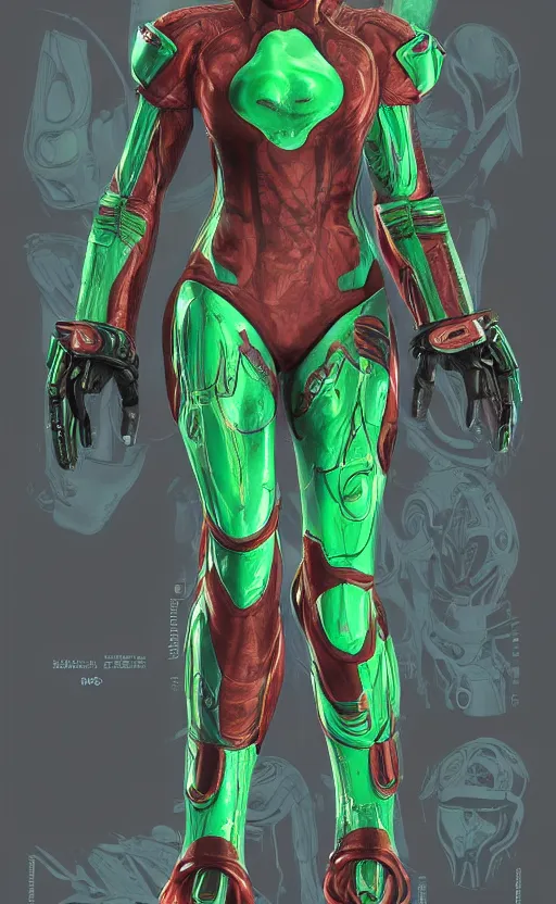 Prompt: samus aran bioorganic varia suit, energetic varia suit, full body portrait, highly detailed, intricate