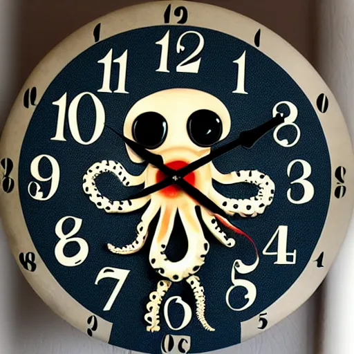 Image similar to octopus clock