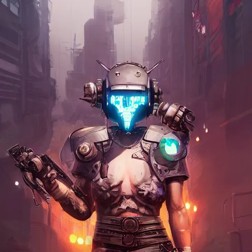 Image similar to cyberpunk viking helmet mask warrior goddess robot ninja fantasy, art gta 5 cover, official fanart behance hd artstation by jesper ejsing, by rhads, makoto shinkai and lois van baarle, ilya kuvshinov, ossdraws