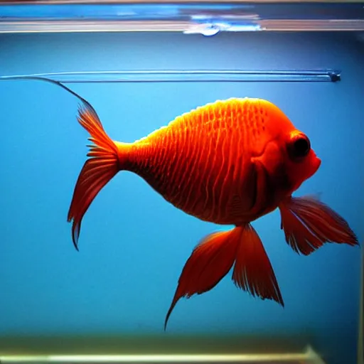 Image similar to bionic goldfish robot,