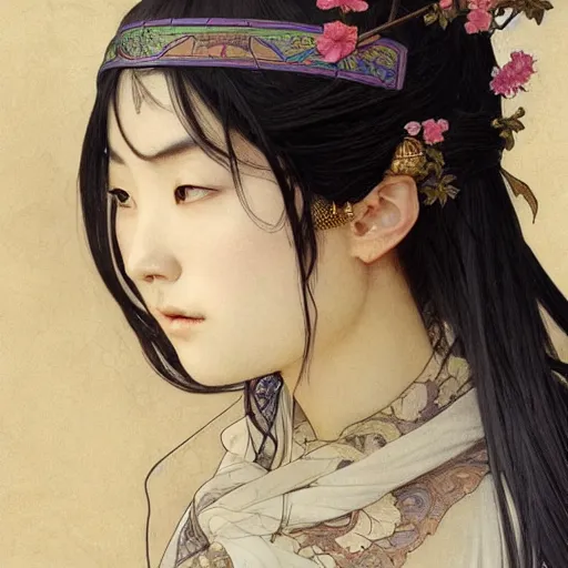 Prompt: A portrait of An beautiful!!! ancient Chinese female swordsman by Ross Tran!!! and alphonse mucha and greg rutkowski! and gustav doré! and Zdzisław Beksiński! and Ruoxin Zhang!!!,In style of digital art illustration.Symmetry.Highly detailed face.Fantasy,smooth,hyper detailed,sharp focus,Soft light.trending on artstation.