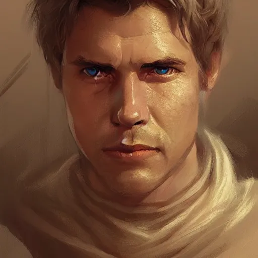 Image similar to portrait of a man by greg rutkowski, old jedi master ben skywalker, star wars expanded universe, he is about 5 0 years old, highly detailed portrait, digital painting, artstation, concept art, smooth, sharp foccus ilustration, artstation hq