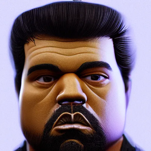 Image similar to hyperrealistic image of conway twitty disguised as kanye west, stunning 3 d render, inspired by istvan sandorfi & greg rutkowski & unreal engine, perfect facial symmetry, dim volumetric cinematic lighting, 8 k octane comprehensive render, extremely hyper - detailed, incredibly lifelike attributes, intricate, real flesh texture, masterpiece, artstation, stunning,