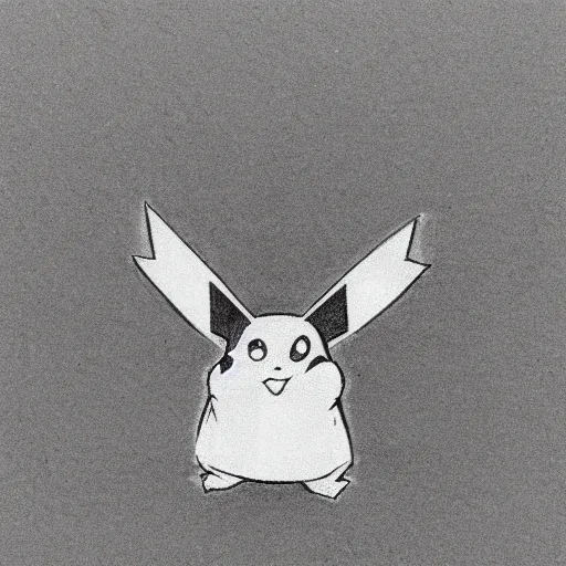 Image similar to pikachu wearing a christmas jumper pencil sketch highly detailed, smooth, sharp focus