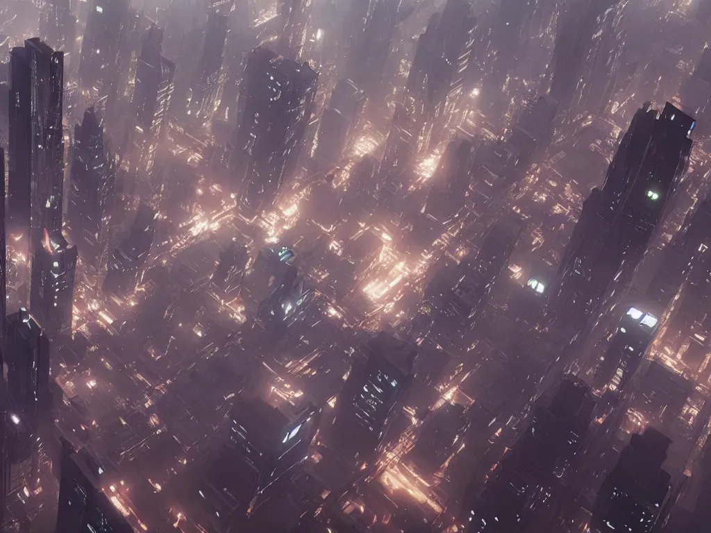 Image similar to the city on the circuit board, amazing futuristic, scientific and technological sense. cinematic lighting, hyperdetailed, extra wide, japanese animation, greg rutkowski, james gurney, johannes voss.