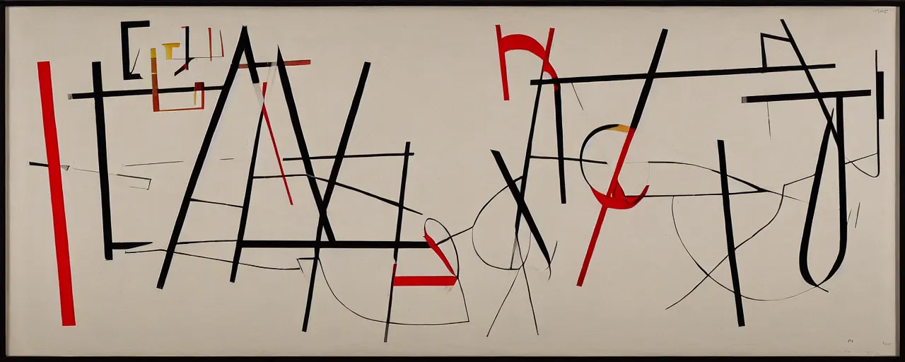 Image similar to a typographic painting of words and letters, by El Lissitzky, oil paint, constructivism, Concrete poetry, abstract, words, Highly Detailed