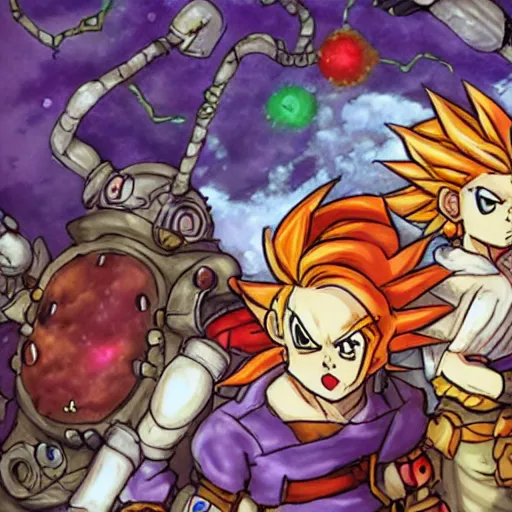 Image similar to chrono trigger fan art