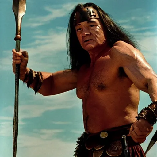 Image similar to bill murray as conan the barbarian