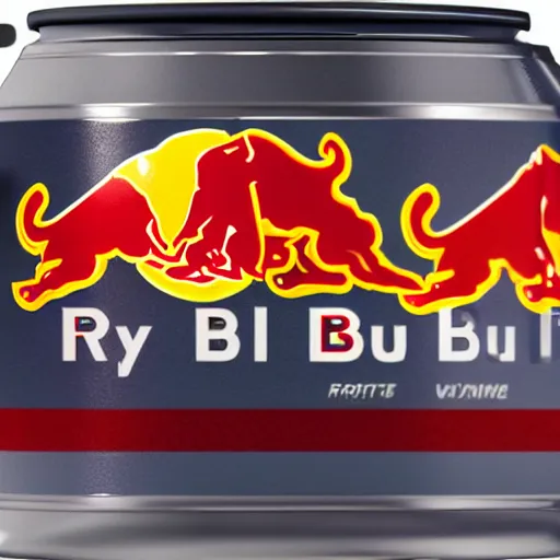 Image similar to red bull can!, frostbite engine, ray tracing!!!, highly detailed