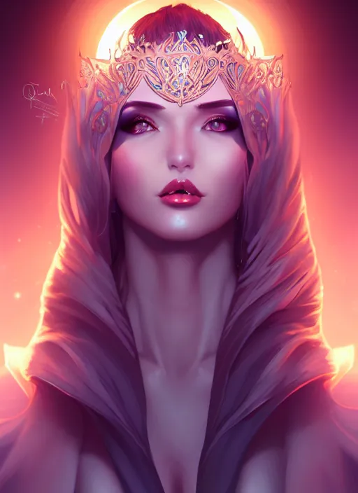 Image similar to queen of the night, highly detailed, artgerm style, artstation, soft light, sharp focus, illustration, character design, concept art