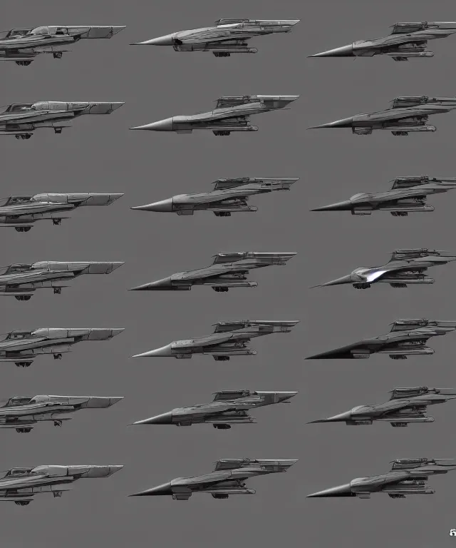 Image similar to 2 d shooter game concept art sprite sheet!!!, f 1 6 combat plane concept art, hyperrealism, fine detail, 8 k, 3 d render, artgerm, artstation contest winner, cgsociety, axial tilt!!!, cryengine, zbrush, vray, no background