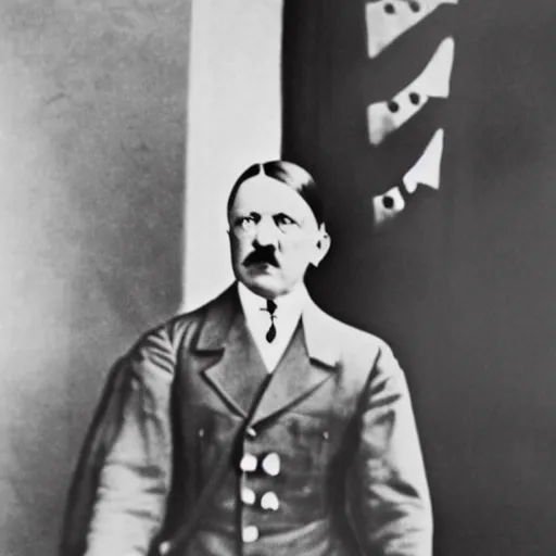 Prompt: adolf hitler dressed for marrying