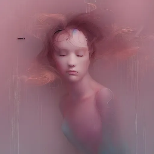 Image similar to in between dreams. beautiful and detailed artistic digital art by vincent bons ( 2 0 2 2 ). interesting soft colour scheme.