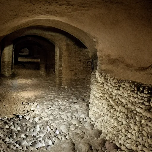 Prompt: odesa catacombs