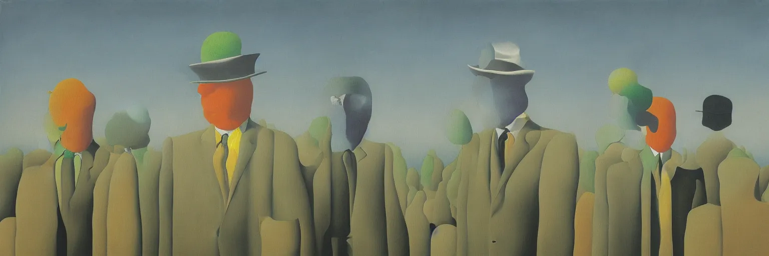 Image similar to marjiuana painting magritte