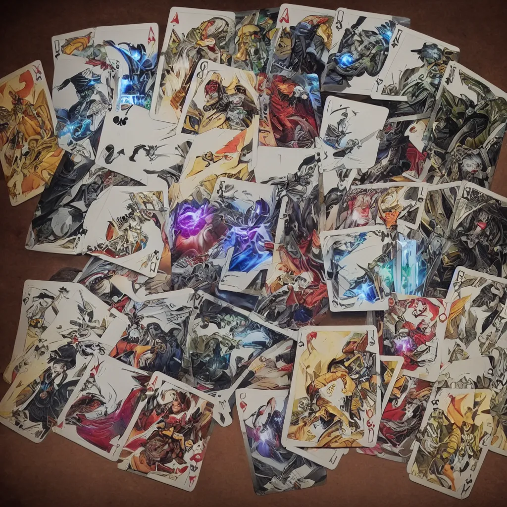 Image similar to destiny draws the cards, we play with them