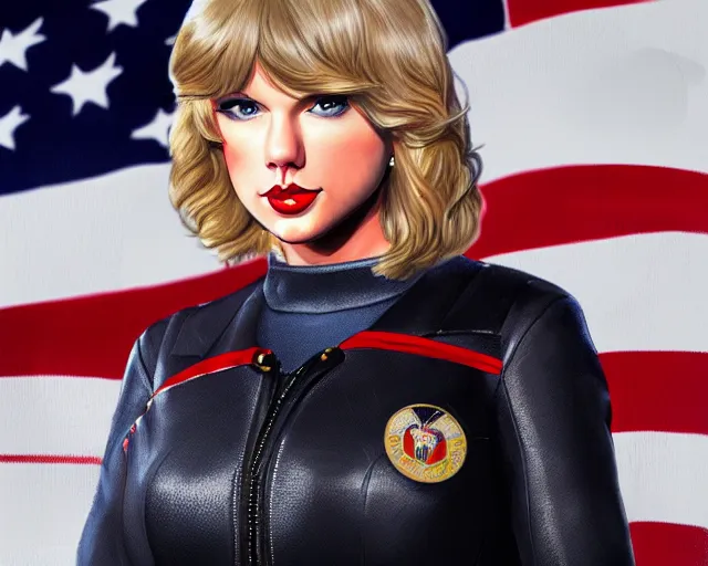 Image similar to portrait of taylor swift cosplay as joe biden, artgerm, extremely detailed, 8 k resolution