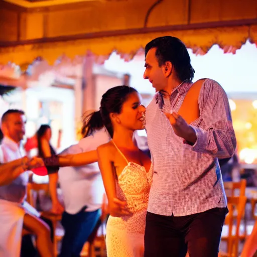 Image similar to intimate salsa dancing at the copacabana