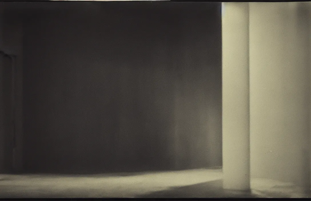 Prompt: the curve of a line can convey energy intact flawless ambrotype from 4 k criterion collection remastered cinematography gory horror film, ominous lighting, evil theme wow photo realistic postprocessing symbolic work of art there are several color links throughout the painting. building by mies van der rohe