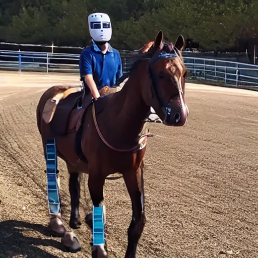 Prompt: a level 5 fully autonomous self driving horse