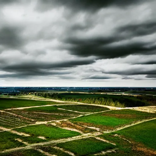 Image similar to world war 1 battlefield of france, 4 k, high resolution, still, landscape, hd, dslr, hyper realistic