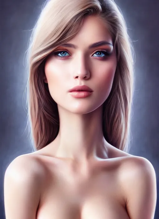 Image similar to a gorgeous female photo, professionally retouched, realistic, smooth face, perfect eyes, symmetrical, full body shot, wide angle, sharp focus, 8 k high definition, insanely detailed, intricate, elegant, art by artgerm