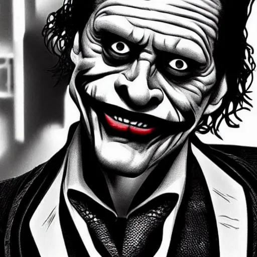 Image similar to William Dafoe as The Joker