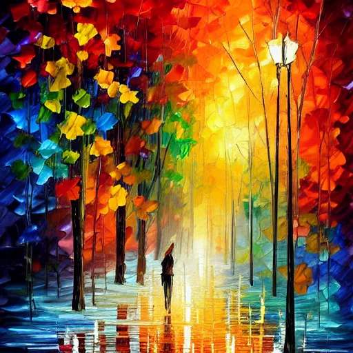 Prompt: fractal artwork by missy gainer at deviantart, style of leonid afremov