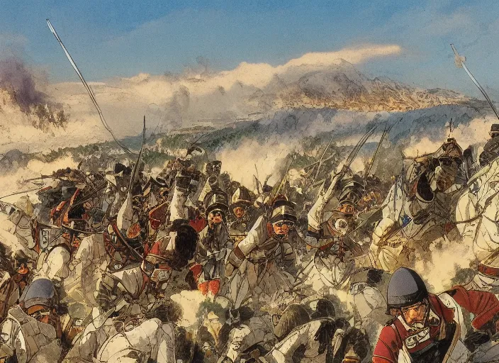 Prompt: battle of balaclava in october 1 8 5 4, finely detailed perfect art, painted by william simpson makoto shinkai takashi takeuchi studio ghibli