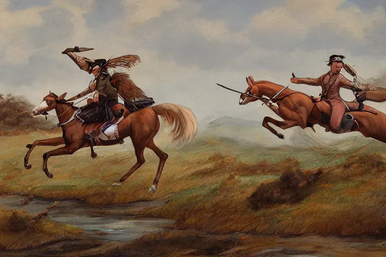 Image similar to fox hunt by randolph