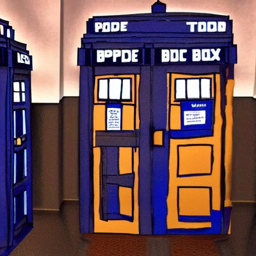 Prompt: TARDIS interior