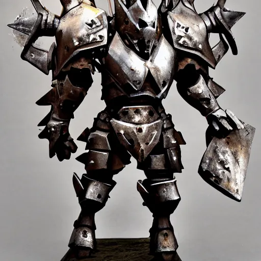 Image similar to warrior with metal rhino armour