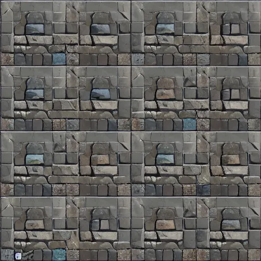 Image similar to stone tile cladding stylized texture, in the style of blizzard entertainment and world of warcraft by michael vicente, 3 dex, dylan salvalaio, unreal engine, 8 k