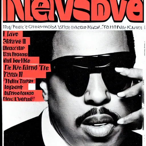 Prompt: Stevie wonder reading the newspaper looking intrigued, cover magazine, photo