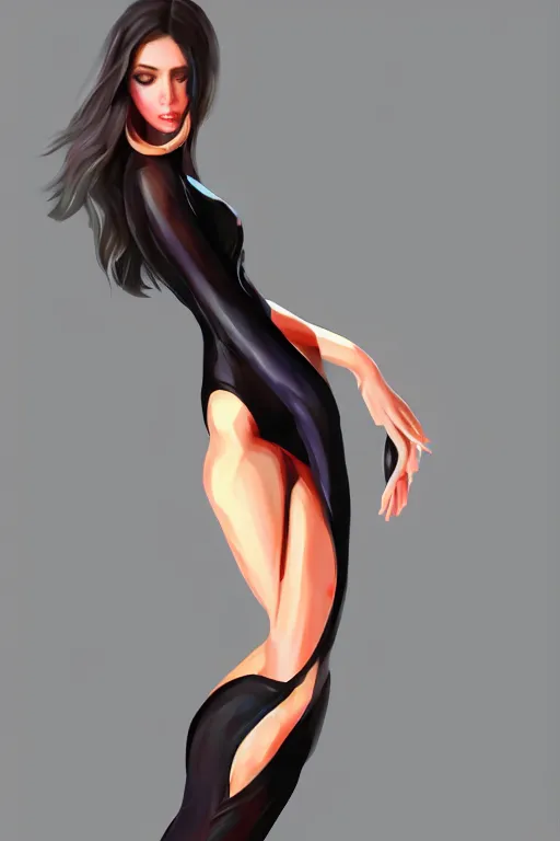 Image similar to full length portrait of very very very very very beautiful women with amazing body figure wearing tight club dress, digital painting, trending on artstation, concept art, sharp focus, illustration, art by aficionados and leonard and suli beli