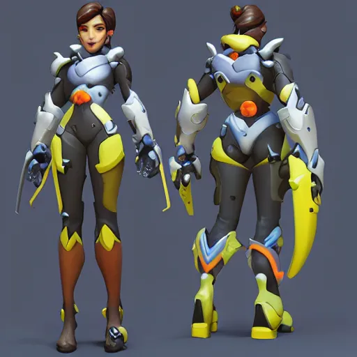 Image similar to overwatch character design Blizzard pixar 3d maya engine boost light overlay