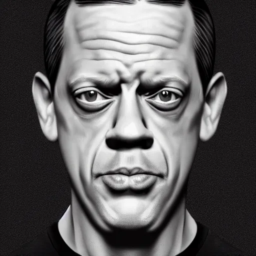 Prompt: the lovechild of john cena and steve buscemi from new jersey, realistic, hyperrealistic, 8 k resolution, hd quality, very detailed, highly detailed, intricate details, real life, real world, trending on artstation, really realistic, very realistic, headshot, head in frame