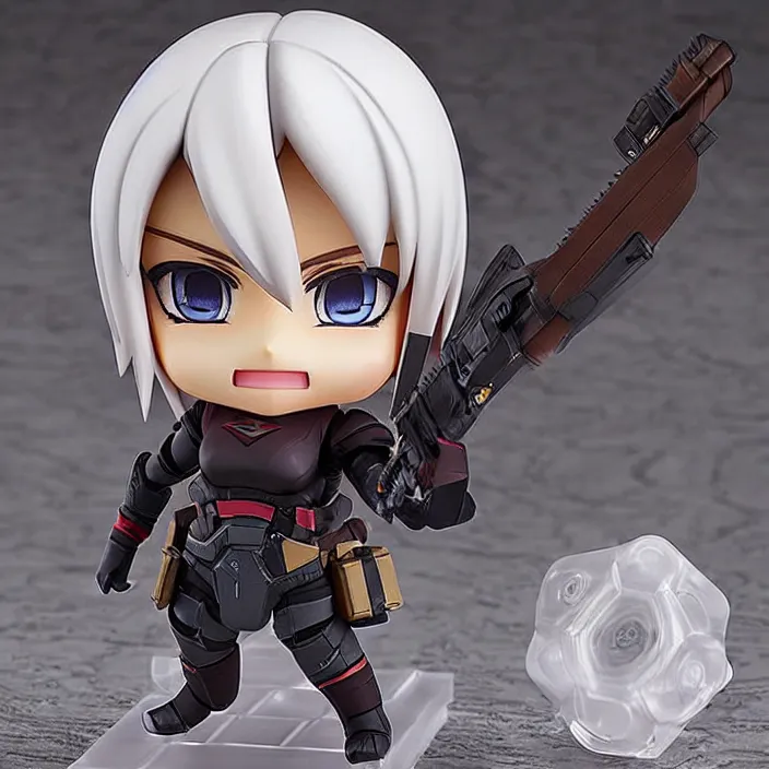 Image similar to destiny commander zavala, an anime nendoroid of commander zavala, figurine, detailed product photo