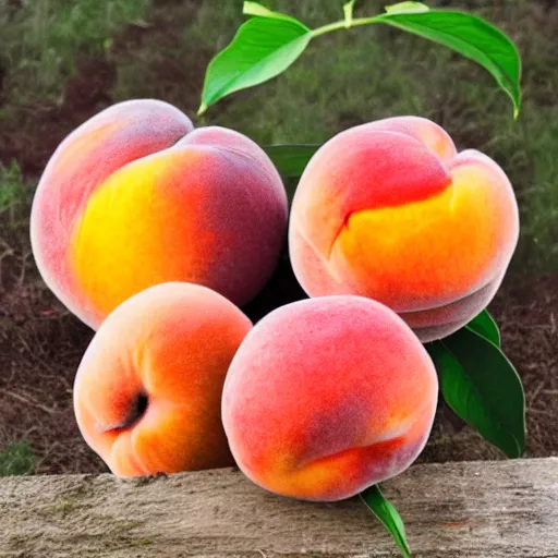 Prompt: peaches