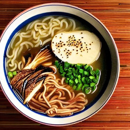 Image similar to Bowl of ramen in the style of a comic book