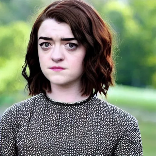 Image similar to a combination of Maisie Williams, Anne Hathaway and Lucy Hale