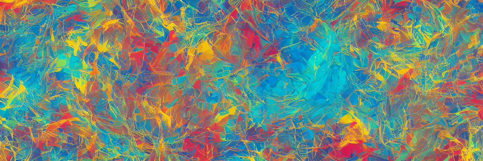 Image similar to abstract wallpaper design, popular on artstation