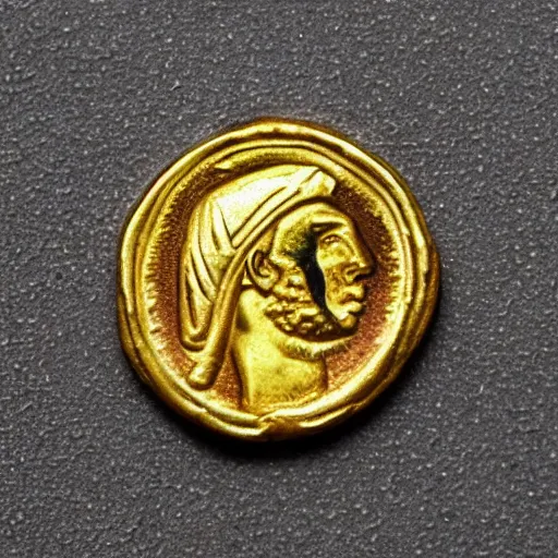 Image similar to 4 th century gold solidus coin of king arthur, today's featured photograph 4 k