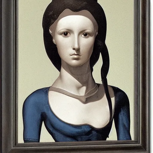 Image similar to a portrait of a female android by antonio canova