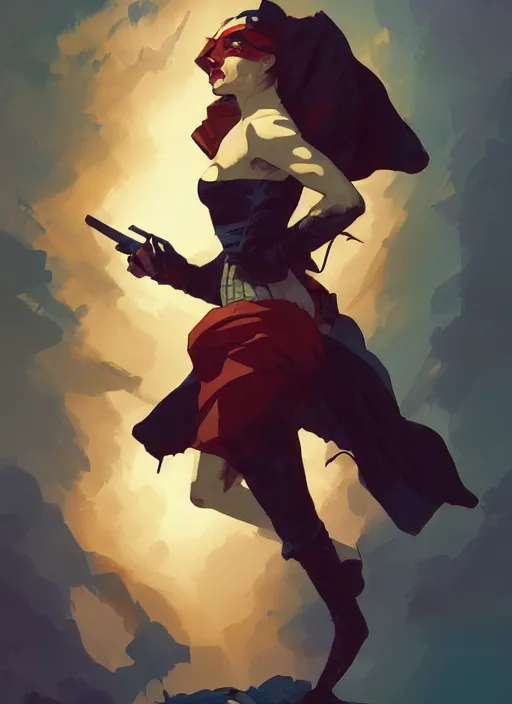 Prompt: a wounded french revolutionary, heroic, glorious, in the style of artgerm, gerald brom, atey ghailan and mike mignola, vibrant colors and hard shadows and strong rim light, plain background, comic cover art, trending on artstation