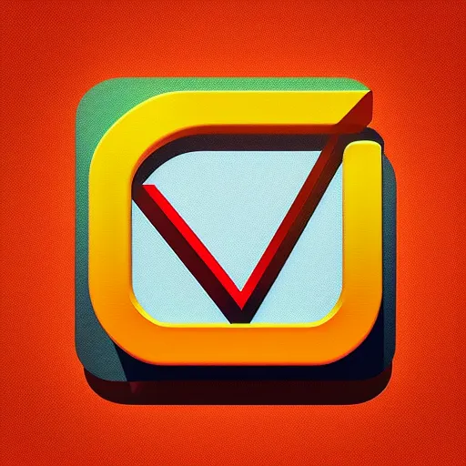 Image similar to arrow 3 d apple app icon material design pixar by victo ngai