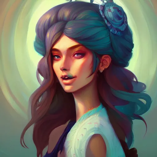 Image similar to a portrait of a beautiful gypsy, art by lois van baarle and loish and ross tran and rossdraws and sam yang and samdoesarts, digital art, highly detailed, intricate, sharp focus, Trending on Artstation HQ, deviantart, unreal engine 5, 4K UHD image